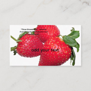 Carte De Visite  Coussin de fruit naturel pour la décoration de la