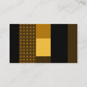 Carte De Visite coussin de motif (Dos)