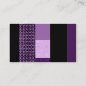 Carte De Visite coussin de motif (Dos)