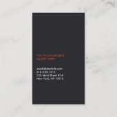 CARTE DE VISITE COUTEAU À POUCE EN SOMME (Dos)