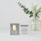 Carte De Visite Couteau boucher d'or | Chef (Debout devant)