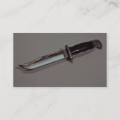 Carte De Visite Couteau de chasse (Dos)