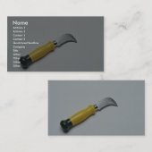 Carte De Visite Couteau de cloison sèche (Devant / Derrière)