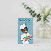 Carte De Visite Couteau de nourriture de restauration de chef de (Debout devant)