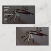 Carte De Visite Couteau militaire (Devant / Derrière)