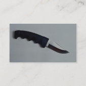 Carte De Visite Couteau noir pointu (Dos)