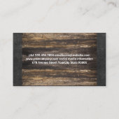 Carte De Visite Couteaux croisés | Chef Casquette (Dos)