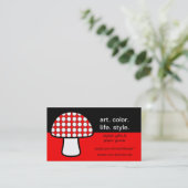 Carte De Visite Coutume de polka de champignon (Debout devant)