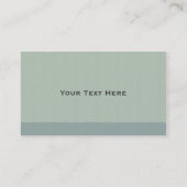 Carte De Visite Coutume douce de nuances de motif de feuille (Dos)