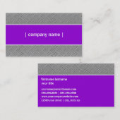 Carte De Visite Coutume élégante (Devant / Derrière)