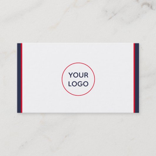 Carte De Visite Coutume marine rouge blanc et bleu (Devant)