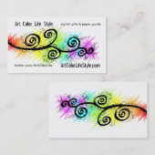 Carte De Visite Coutume organisée de chaos (Devant / Derrière)