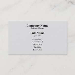 Carte De Visite Coutume personnalisée vos propres