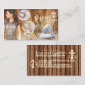 Carte De Visite Coutume pour Lauren (Devant / Derrière)