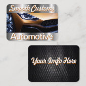 Carte De Visite Coutumes douces des véhicules à moteur (Devant / Derrière)