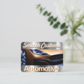 Carte De Visite Coutumes douces des véhicules à moteur (Debout devant)