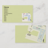 Carte De Visite Couture - affaires (Devant / Derrière)