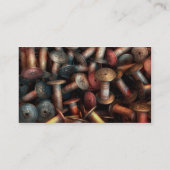 Carte De Visite Couture - bobines (Dos)