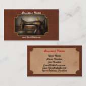 Carte De Visite Couture - chantez une chanson (Devant / Derrière)