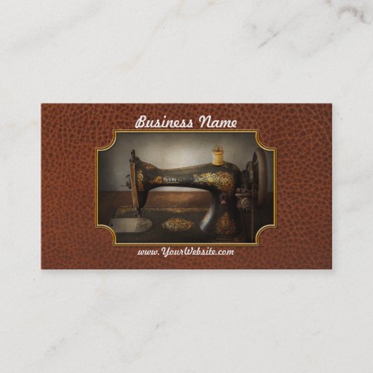 Carte De Visite Couture - chantez une chanson (Devant)