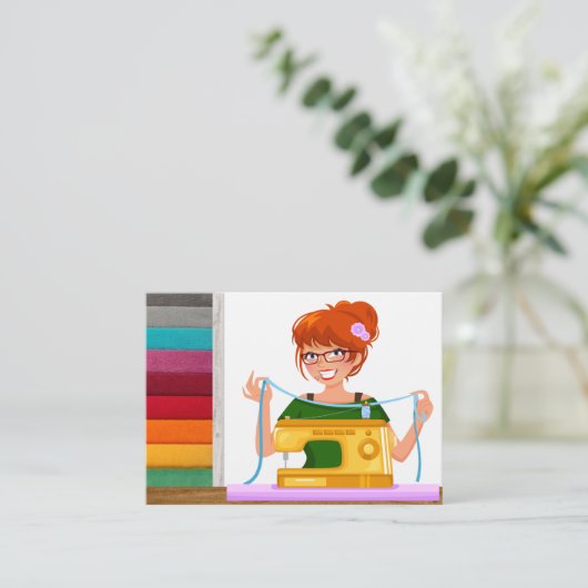 Carte De Visite Couture / Coiffure / Mode (Debout devant)