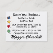 Carte De Visite Couture / Coiffure / Mode - SRF (Dos)