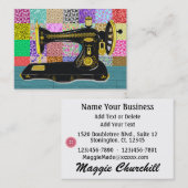 Carte De Visite Couture / Coiffure / Mode - SRF (Devant / Derrière)