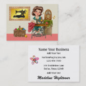 Carte De Visite Couture / Coiffure / Mode - SRF (Devant / Derrière)