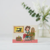 Carte De Visite Couture / Coiffure / Mode - SRF (Debout devant)