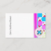 Carte De Visite Couture/Couchage (Dos)