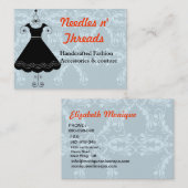 Carte De Visite Couture Couture noire couture couture couture cout (Devant / Derrière)