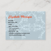 Carte De Visite Couture Couture noire couture couture couture cout (Dos)