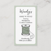 Carte de visite couture | Couture & sur mesure fai (Devant)