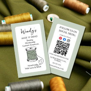 Carte de visite couture Couture & sur mesure fai
