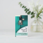 Carte De Visite Couture : Couturière, tailleur, concepteur, (Debout devant)