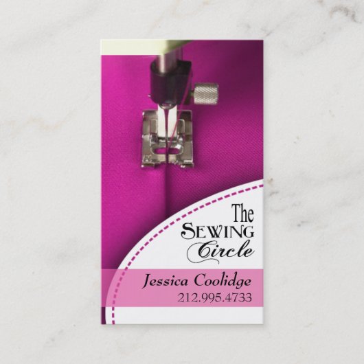 Carte De Visite Couture : Couturière, tailleur, concepteur, (Devant)