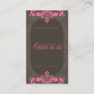 CARTE DE VISITE COUTURE :: culte fleurit 1BP