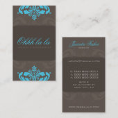 CARTE DE VISITE COUTURE :: culture fleurir 5AP (Devant / Derrière)