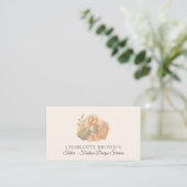 Carte De Visite Couture de mode de confection sur mesure  (Debout devant)