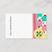 Carte De Visite Couture/Découpage (Dos)