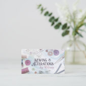 Carte De Visite Couture et modifications - Aquarelle Style Art (Debout devant)