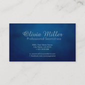 Carte De Visite Couture et modifications - Aquarelle Style Art (Dos)