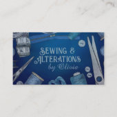 Carte De Visite Couture et modifications - Aquarelle Style Art (Devant)