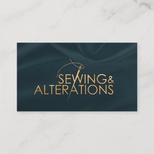 Carte De Visite Couture et modifications - Art ligne (Devant)