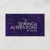 Carte De Visite Couture et modifications - Art ligne (Devant)