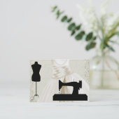 Carte De Visite Couture / Mode / Coiffeuse (Debout devant)
