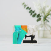 Carte De Visite Couture / Mode / Coiffeuse (Debout devant)