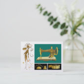 Carte De Visite Couture / Mode / Coiffeuse (Debout devant)