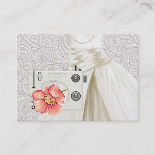 Carte De Visite Couture / Mode / Coiffeuse (Devant)