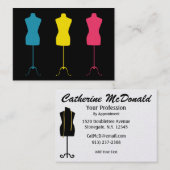 Carte De Visite Couture / Mode / Maîtrise - SRF (Devant / Derrière)